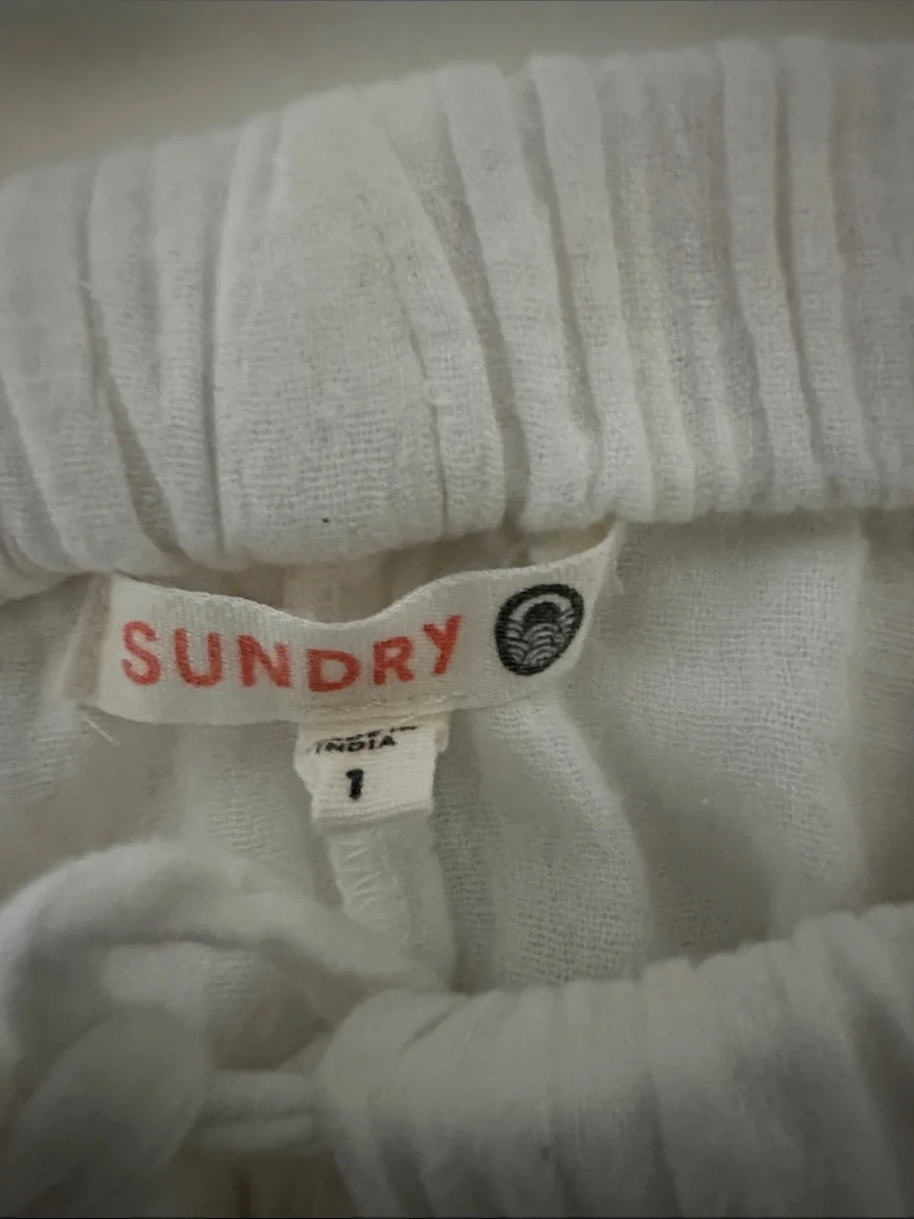 Sundry 100% cotton